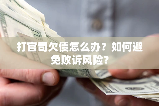 北京打官司欠债怎么办？如何避免败诉风险？